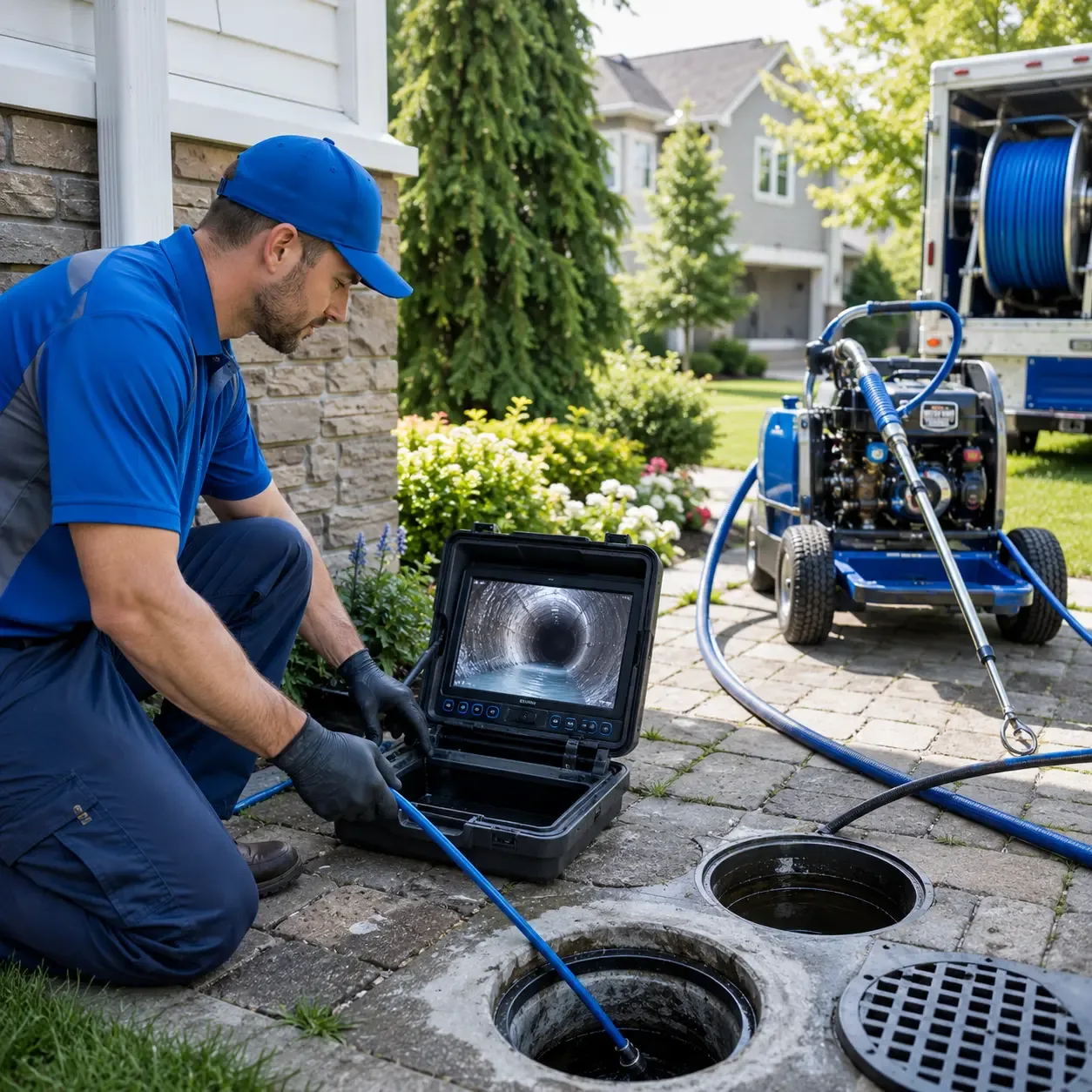 Outdoor drain cleaning professionals serving Monmouth Beach, NJ